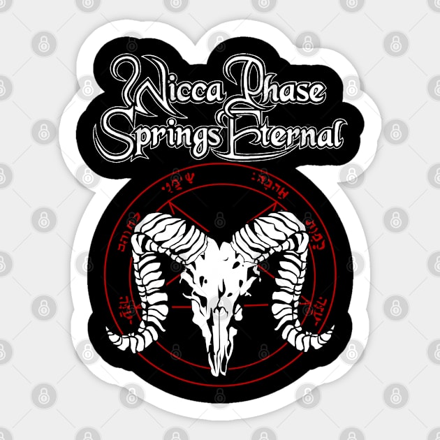 Wicca Phase Springs Eternal Sticker by Joko Widodo